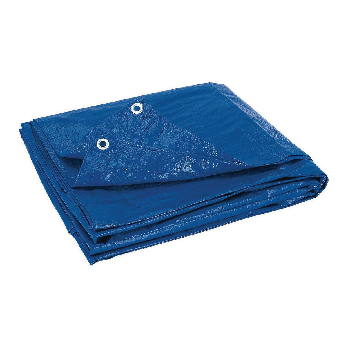 11 ft. 4 in. x 11 ft. 6 in. Blue Weather-Resistant Tarp M6544