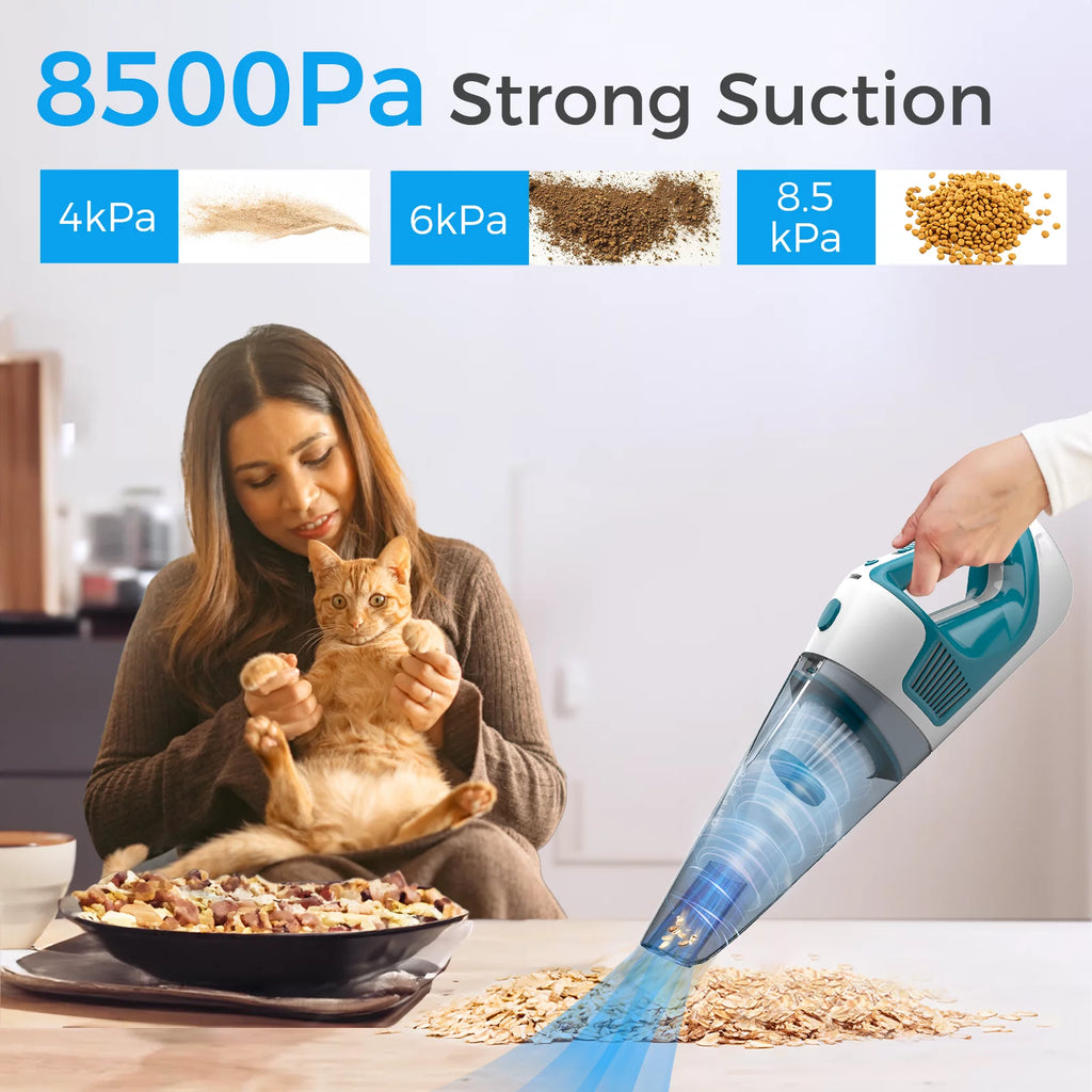 Handheld Cordless Vacuum with 8.5Kpa Cyclonic Suction D31816