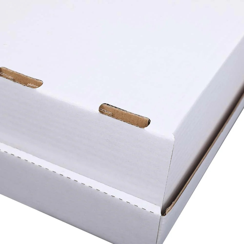 Corrugated Cardboard Card Storage Box 3000 Count White Divider R806768