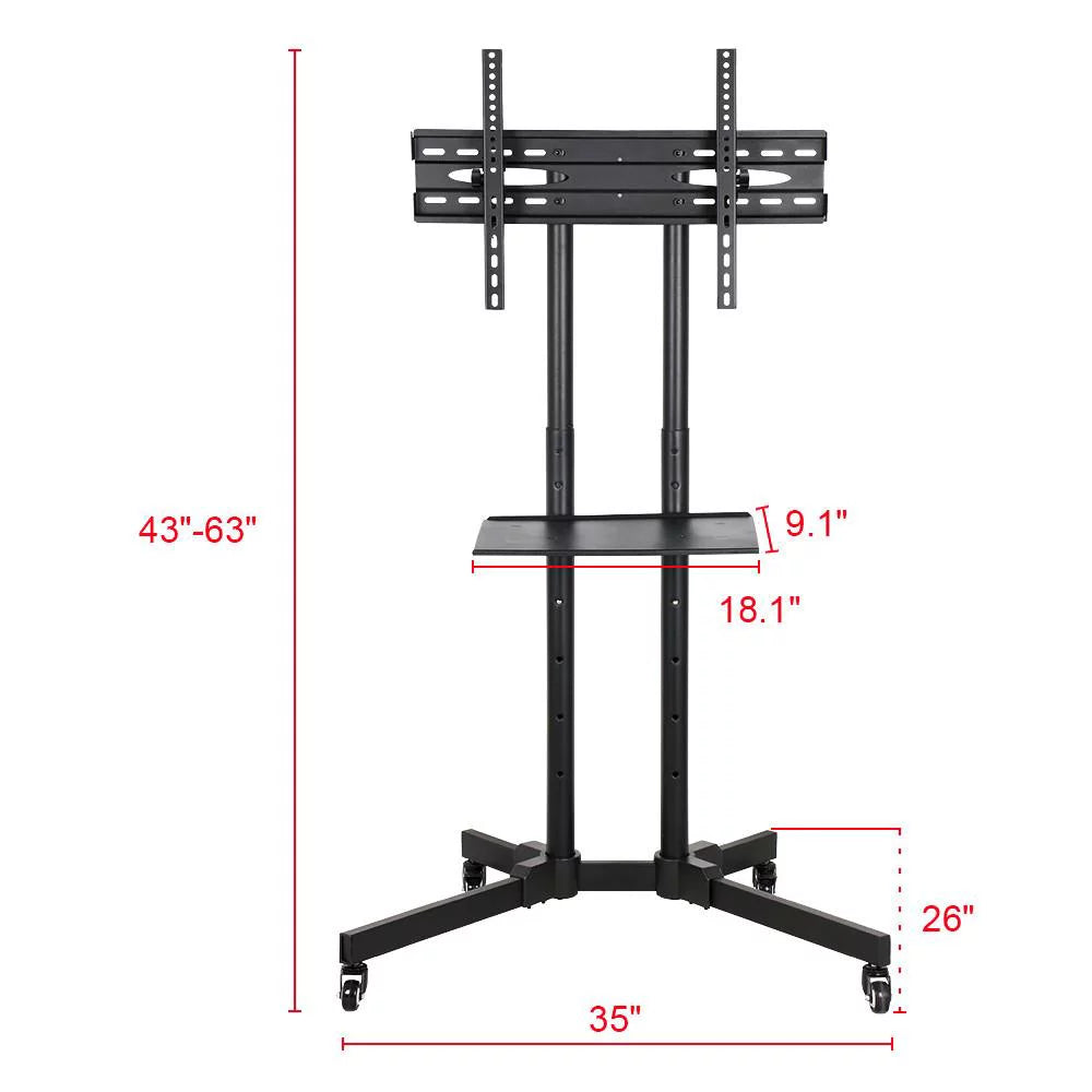 Black TV Stand Cart S65367