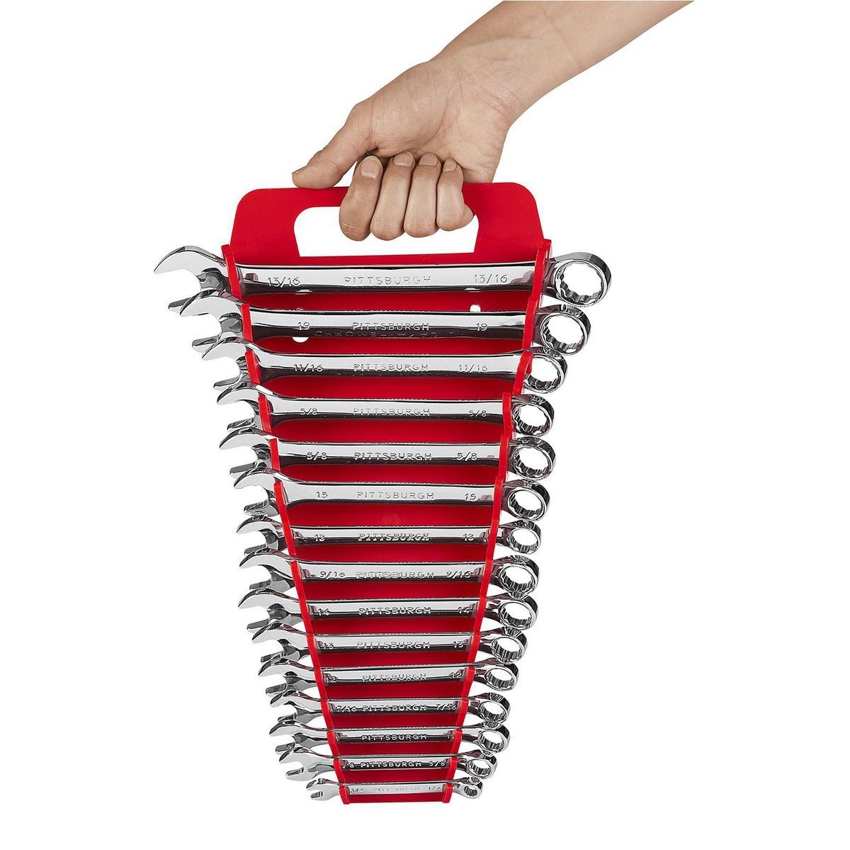 15-Slot Wrench Organizer, 2-Piece D599