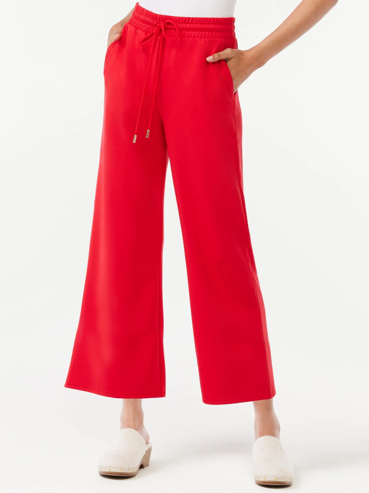 Women's Cropped Scuba Lounge Pants M586