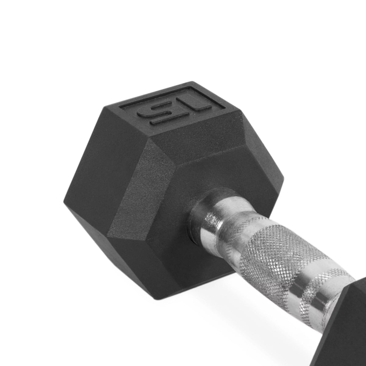 25lb Rubber Hex Dumbbell N74397