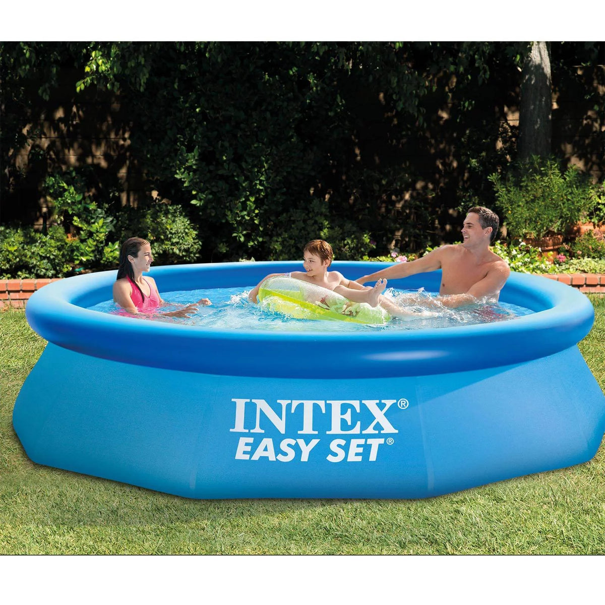 10 Ft x 30 In Inflatable Round Swimming Pool O638909